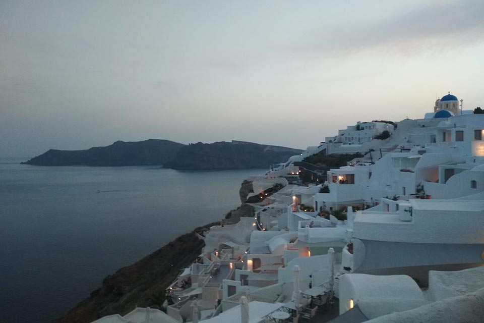 Photo of the village of Oia