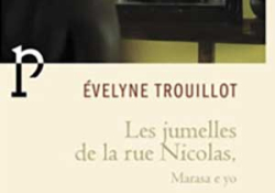 The cover to Les jumelles de la rue Nicolas by Évelyne Trouillot