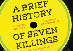 The cover to Marlon James A Brief History of Seven Killings